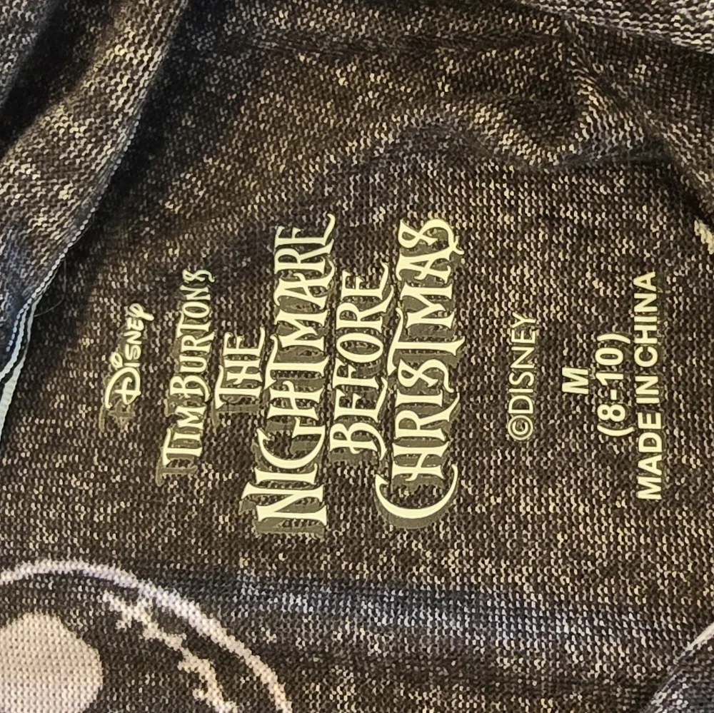 Disney the Nightmare Before Christmas  Hooded Sleepwear Nightgown  Kids M 8/10 - Picture 3 of 12
